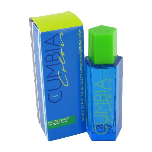 Cumbia Colors by Benetton 3.3 oz EDT tester for men