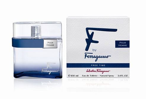 F Free Time by Salvatore Ferragamo 3.4 oz EDT UNBOX for men