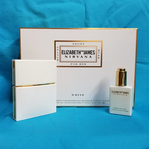 Nirvana White by Elizabeth and James 2 Piece gift set