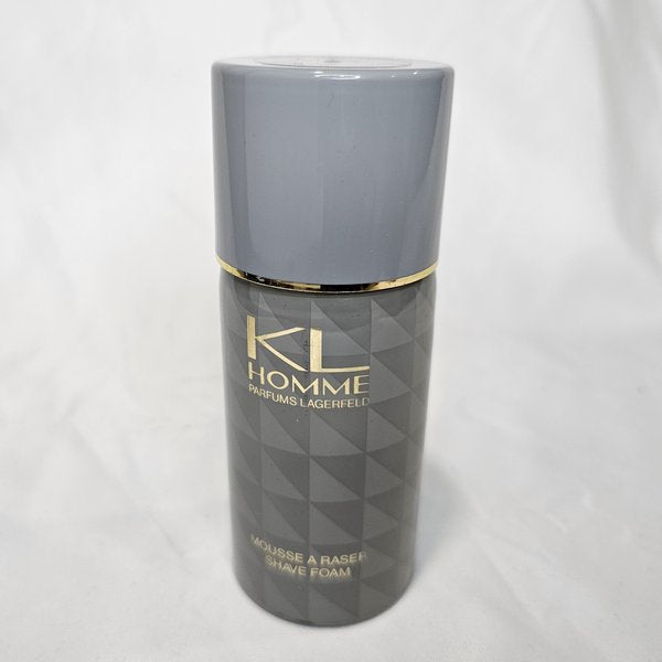 KL Homme by Karl Lagerfeld 5.5 oz shave foam unbox