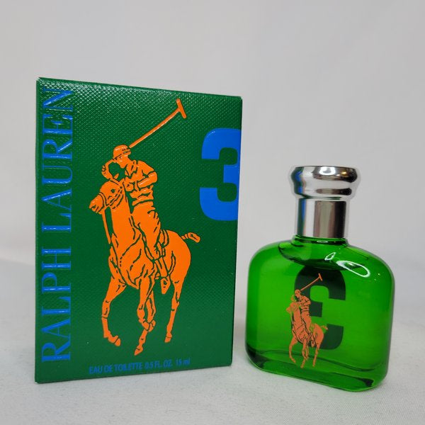 Big Pony 3 Green by Ralph Lauren 0.5 oz EDT splash for men