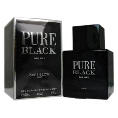 Pure Black by Karen Low 3.4 oz EDT for men