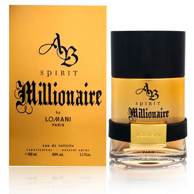 AB Spirit Millionaire by Lomani 3.4 oz EDT for men