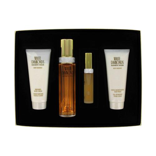 White Diamonds by Elizabeth Taylor 4 Pc Gift Set for Women